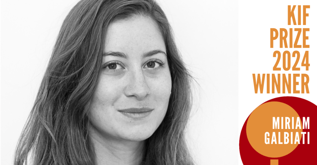 Interview with KIF Prize 2024 Winner Miriam&nbsp;Galbiati