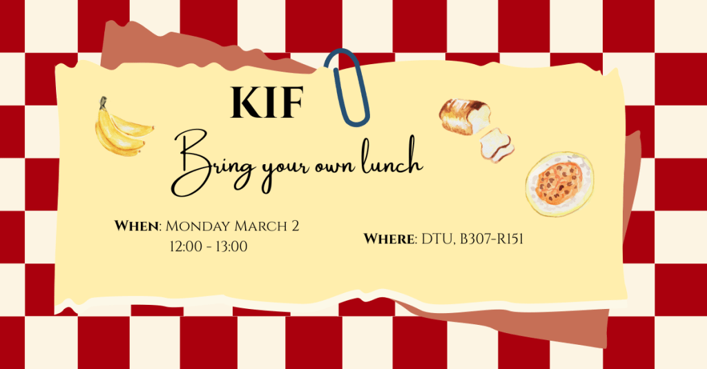 KIF Lunch at&nbsp;DTU